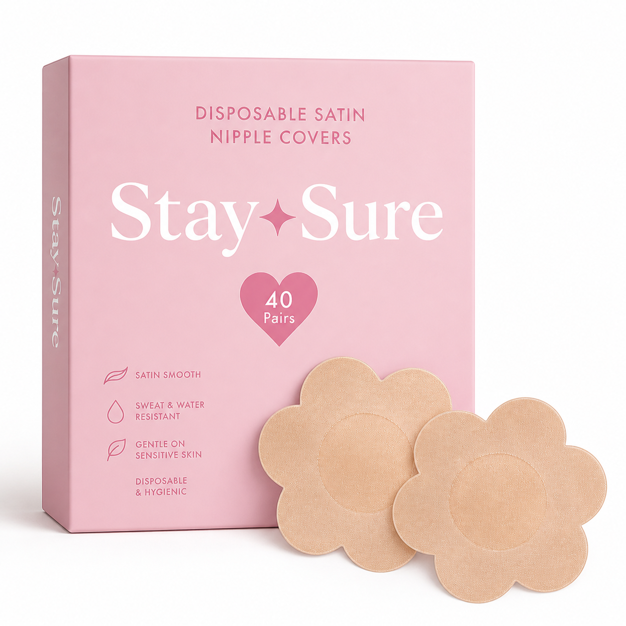 StaySure Satin & Disposable Nipple Covers
